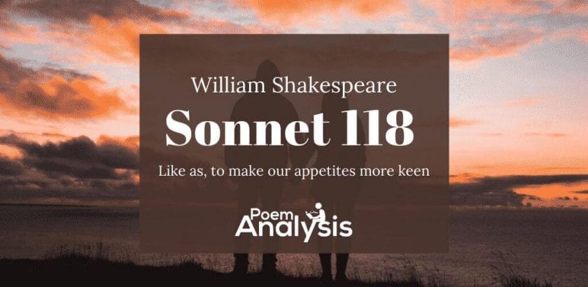 Sonnet 118 by William Shakespeare