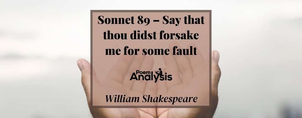 sonnet 89
