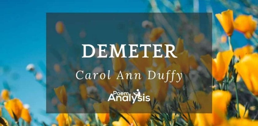 Demeter by Carol Ann Duffy