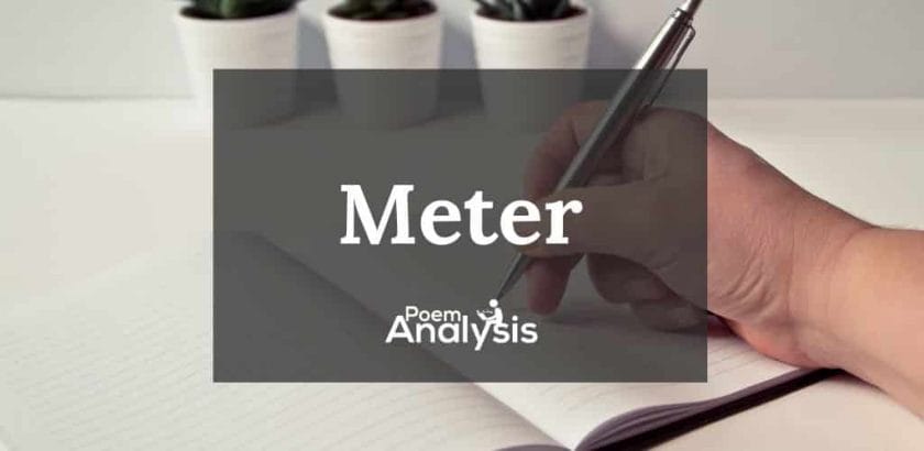 Poetic Meter definition and examples