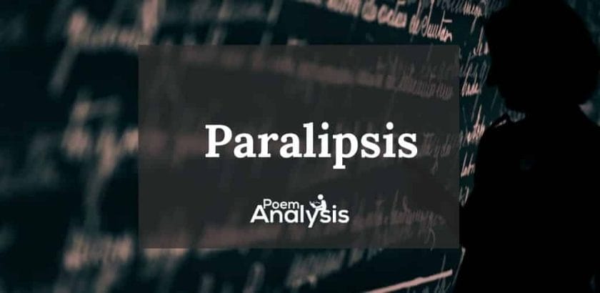 Paralipsis literary definition and examples