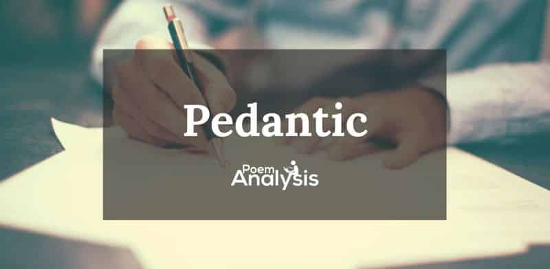 Pedantic definition and examples