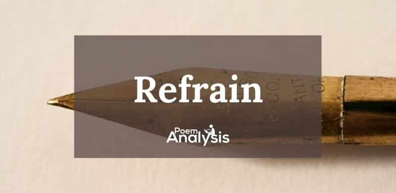 Refrain definition and poetic examples