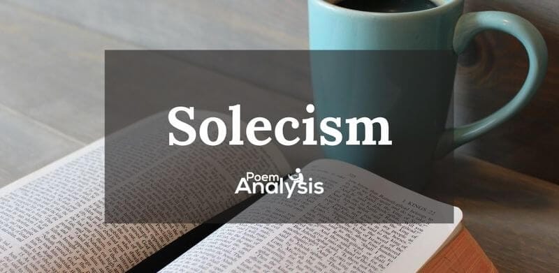 Solecism definition and examples