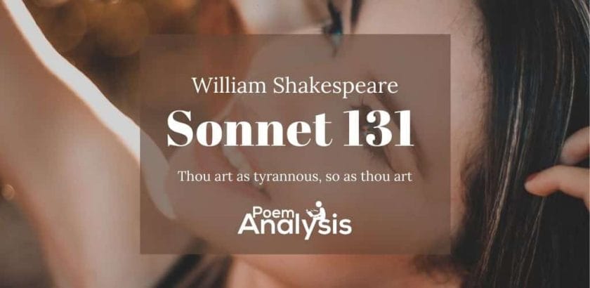 Sonnet 131 by William Shakespeare