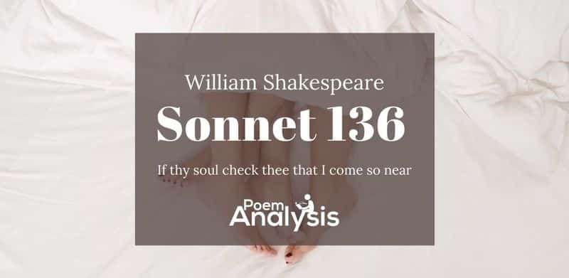 Sonnet 136 by William Shakespeare