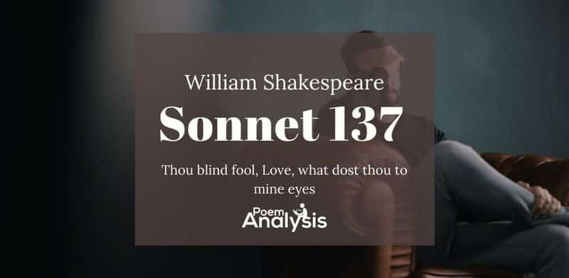 Sonnet 137 by William Shakespeare
