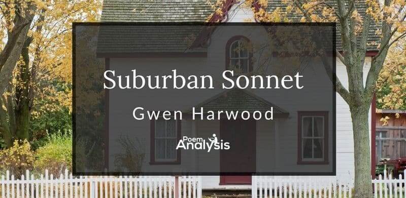 Suburban Sonnet by Gwen Harwood