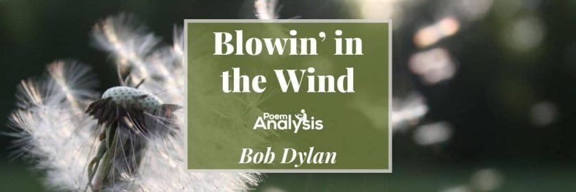 Blowin' in the Wind by Bob Dylan