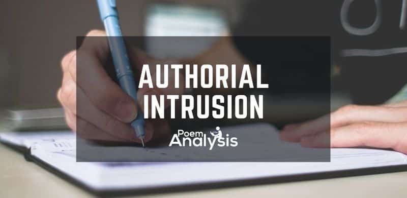 Authorial intrusion definition and examples