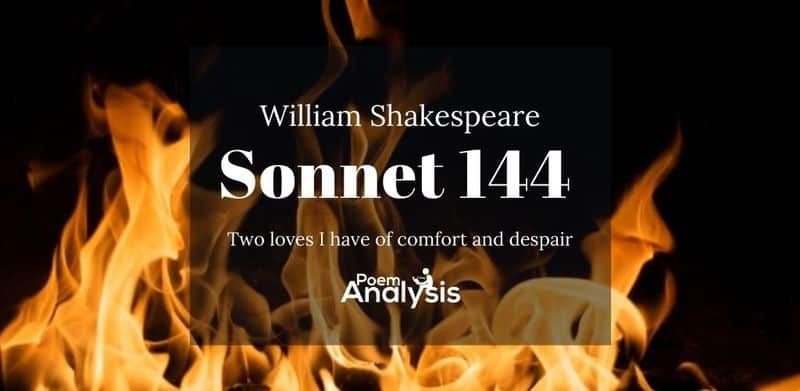 Sonnet 144 by William Shakespeare