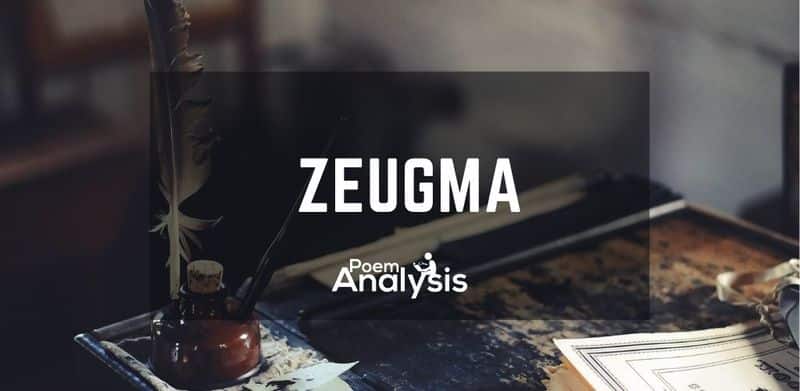 Zeugma definition and examples