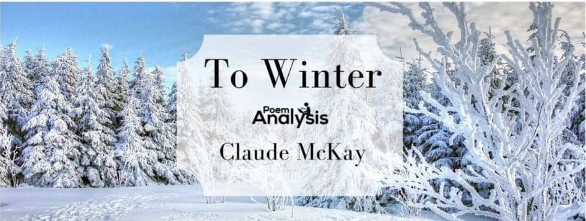 To Winter by Claude McKay