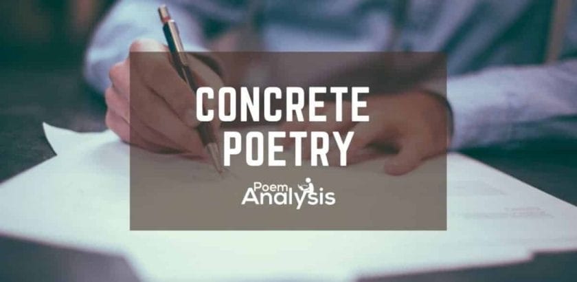 Concrete Poem definition and examples