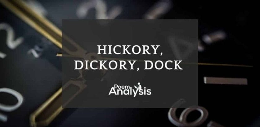 Hickory, dickory, dock nursery rhyme