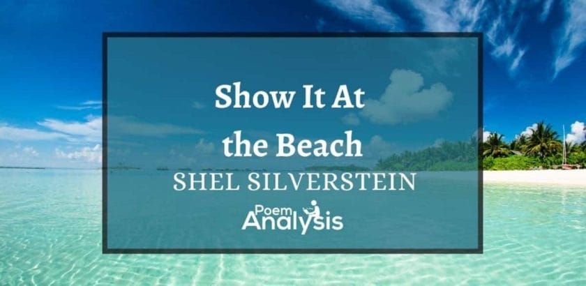 Show It At the Beach by Shel Silverstein