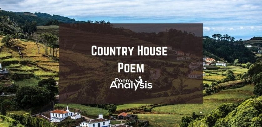 Country House Poem