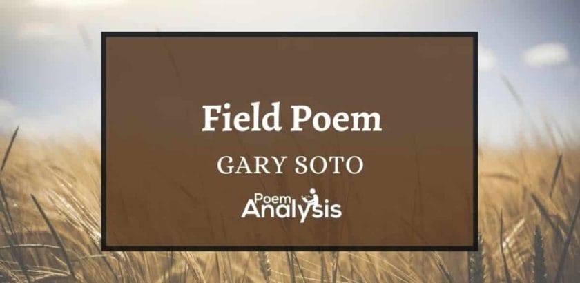field poem by gary soto