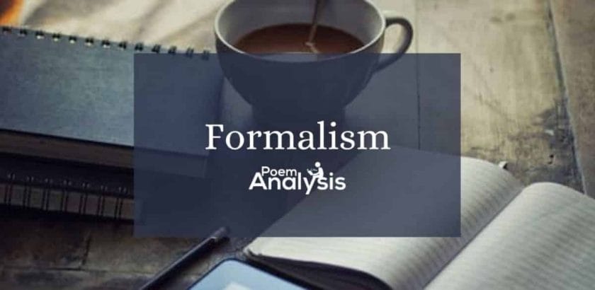 Formalism in literature definition and examples