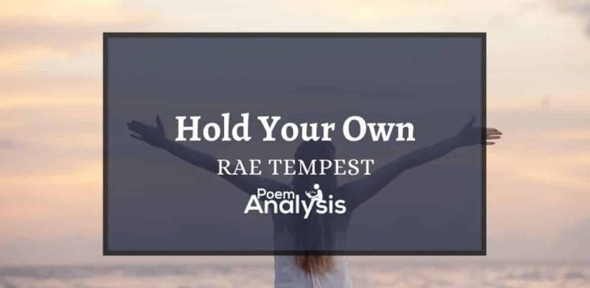 Hold Your Own by Kate Tempest