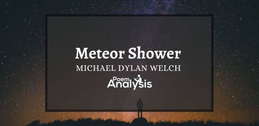 Meteor Shower by Michael Dylan Welch