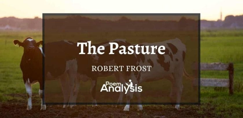 The Pasture by Robert Frost