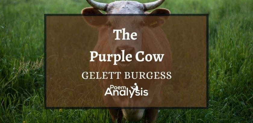 The Purple Cow by Gelett Burgess