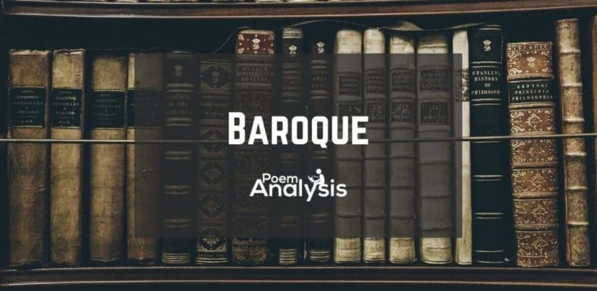 Baroque period definition and literary examples