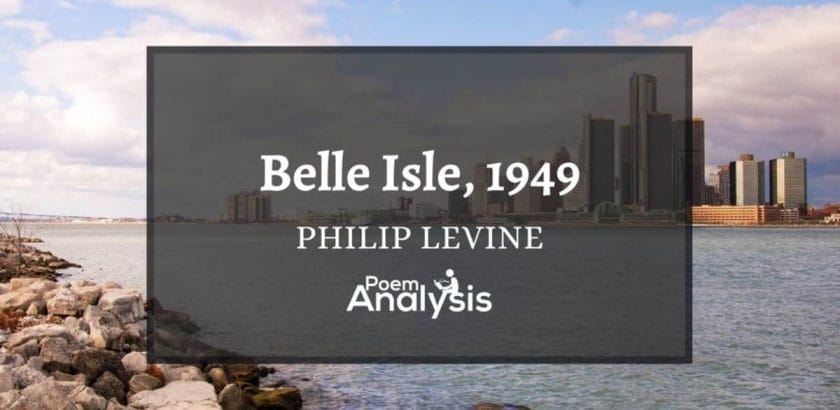 Belle Isle, 1949 by Philip Levine