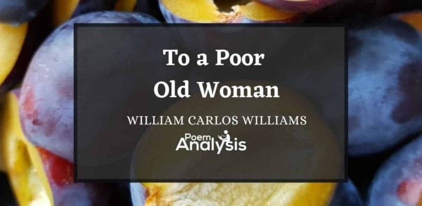 To a Poor Old Woman by William Carlos Williams