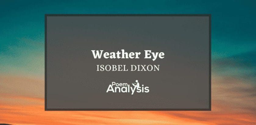 Weather Eye by Isobel Dixon