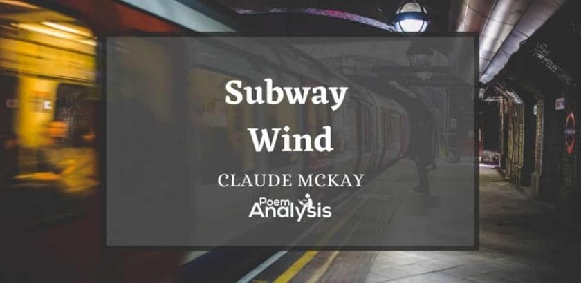 Subway Wind by Claude McKay