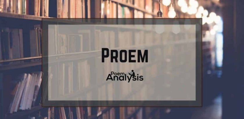 Proem definition and meaning