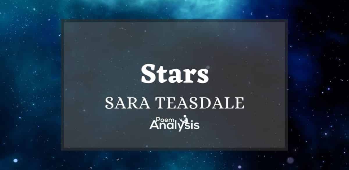 stars by robert frost analysis
