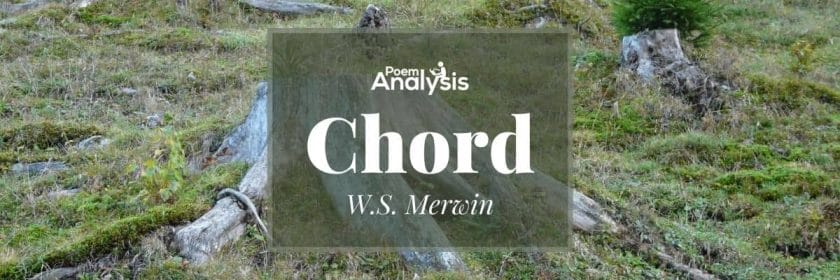Chord by W.S. Merwin