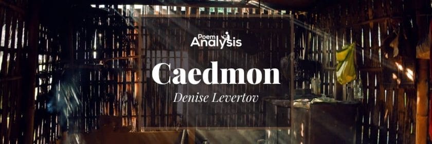 Caedmon by Denise Levertov