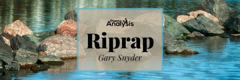 Riprap by Gary Snyder