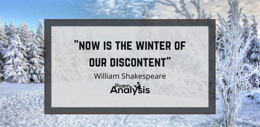 Now is the winter of our discontent meaning