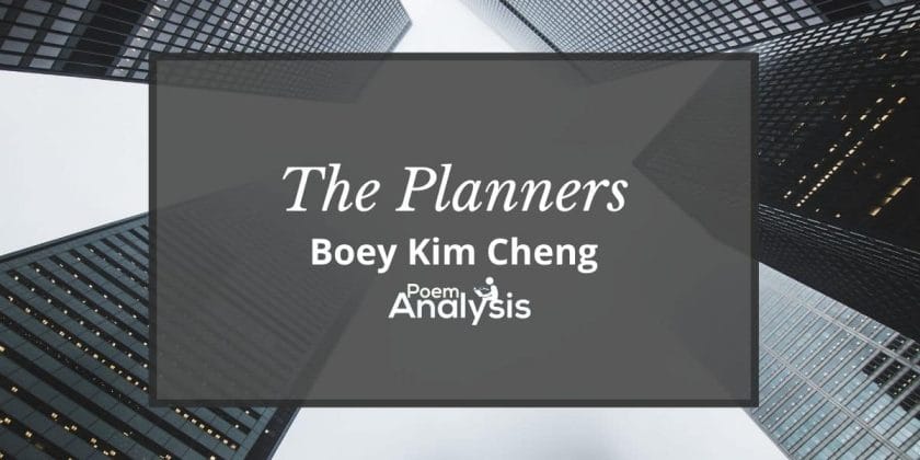 The Planners by Boey Kim Cheng
