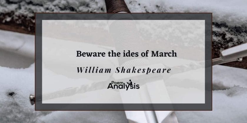beware the ides of march