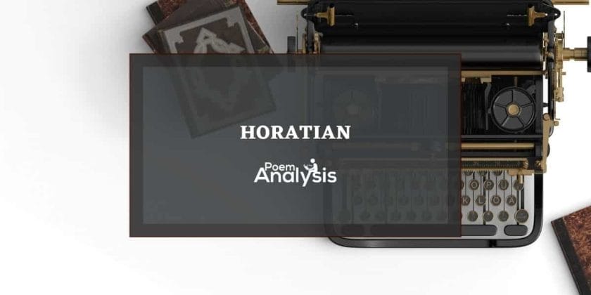 Horatian Ode Definition and Examples