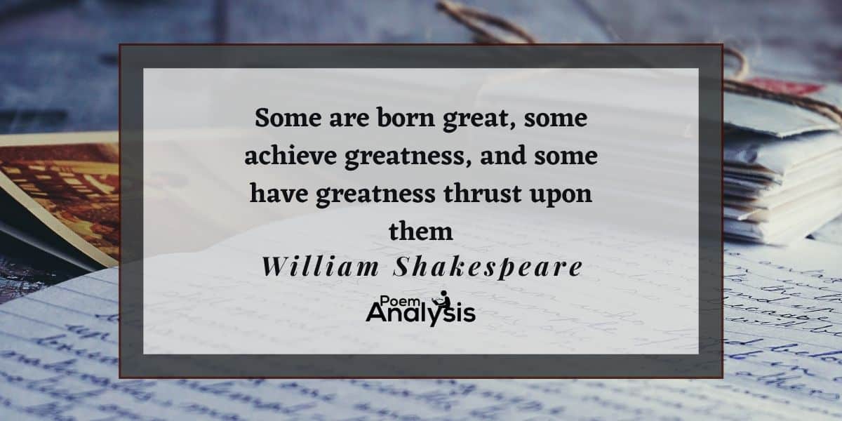 greatness quotes shakespeare