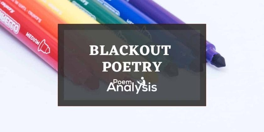 Blackout Poetry definition and examples
