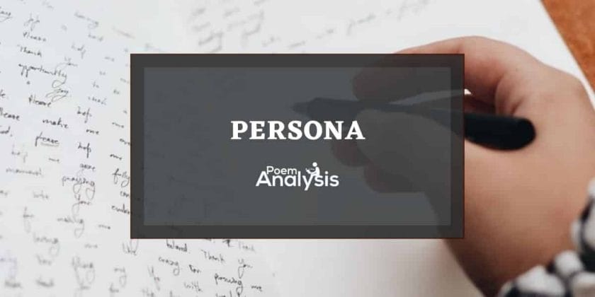 Persona Literary Definition and Example