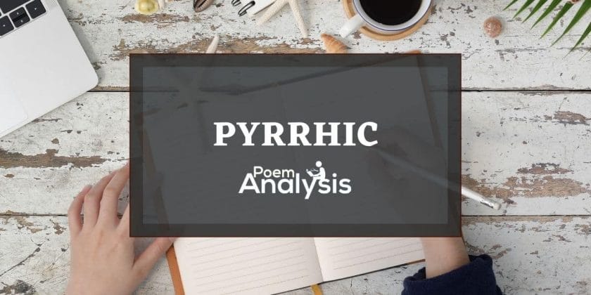 Pyrrhic definition and examples