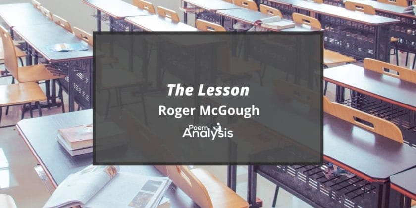 The Lesson by Roger McGough