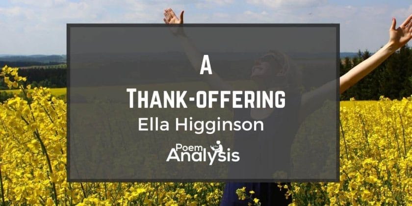 A Thank-Offering by Ella Higginson