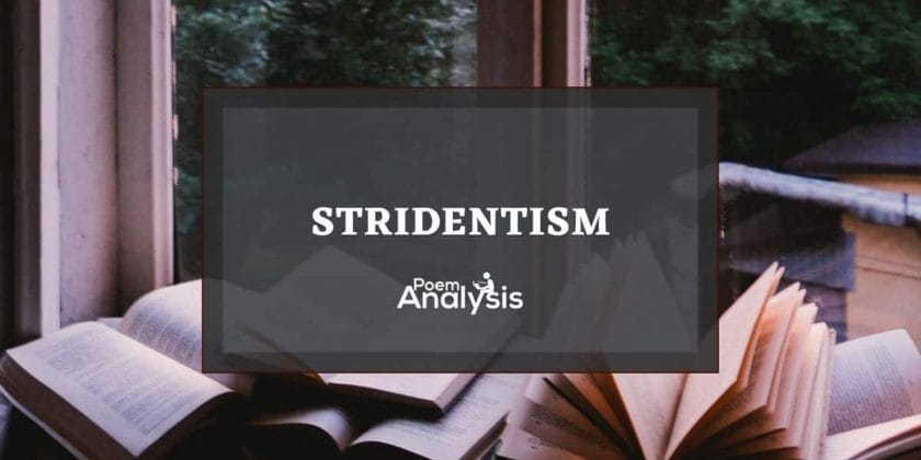 Stridentism definition and literary examples