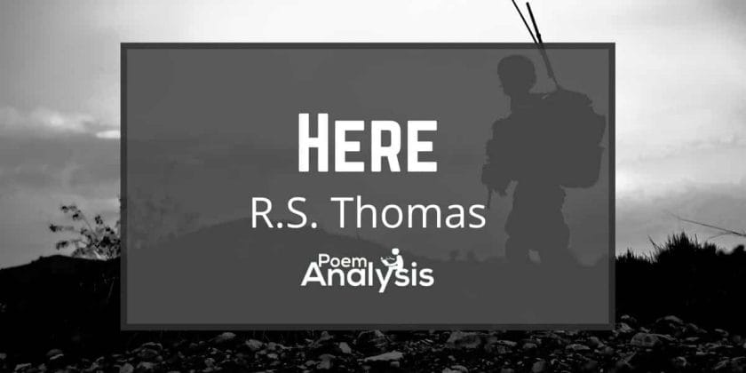 Here by R.S. Thomas