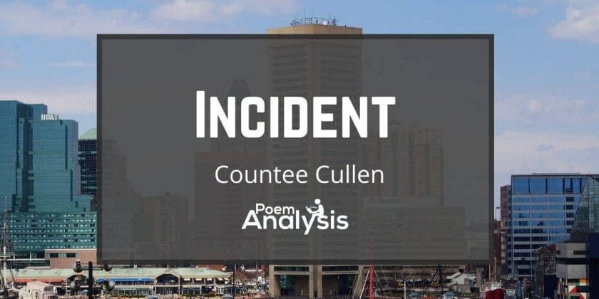 Incident by Countee Cullen